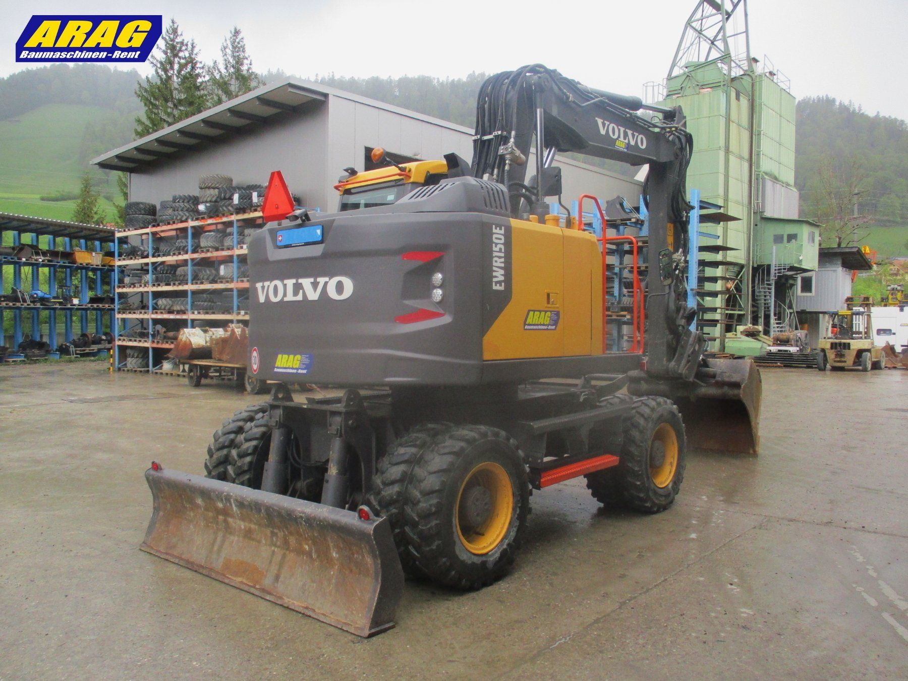 Volvo Escavatori: Volvo EWR150E Mobilbagger – Usato da Hasle LU venduto da Arag08 3