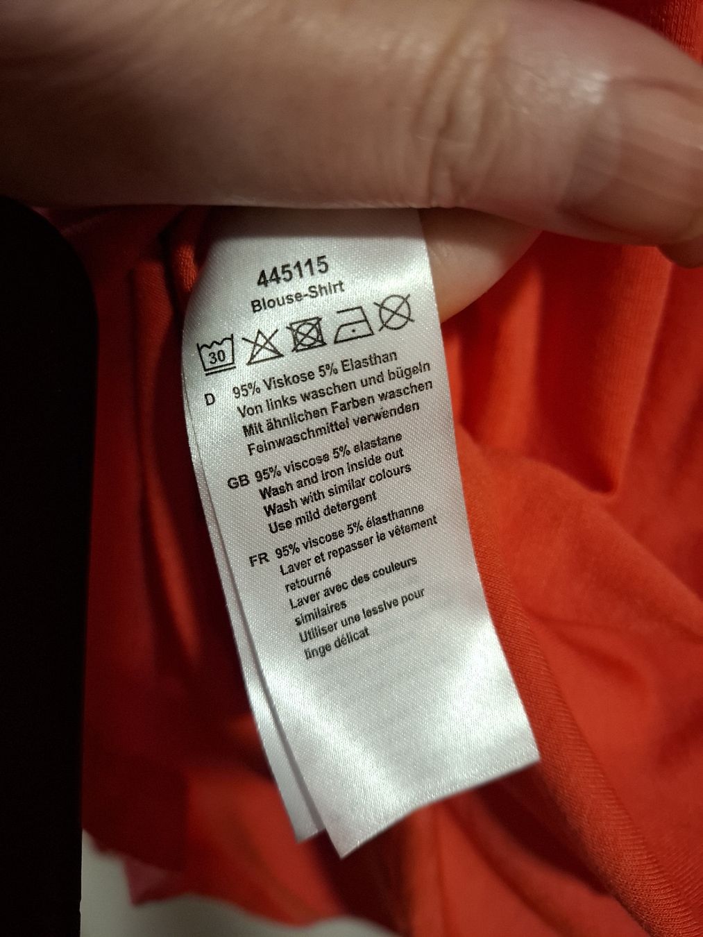 Camicette: Pfeffinger Bluse- Shirt 44 rot – Nuovo (secondo la descrizione) da Münchenbuchsee venduto da Cori1968 2