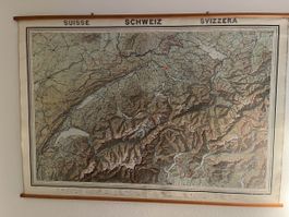 Wandkarte Schweiz von 1964, Massstab 1:200’000