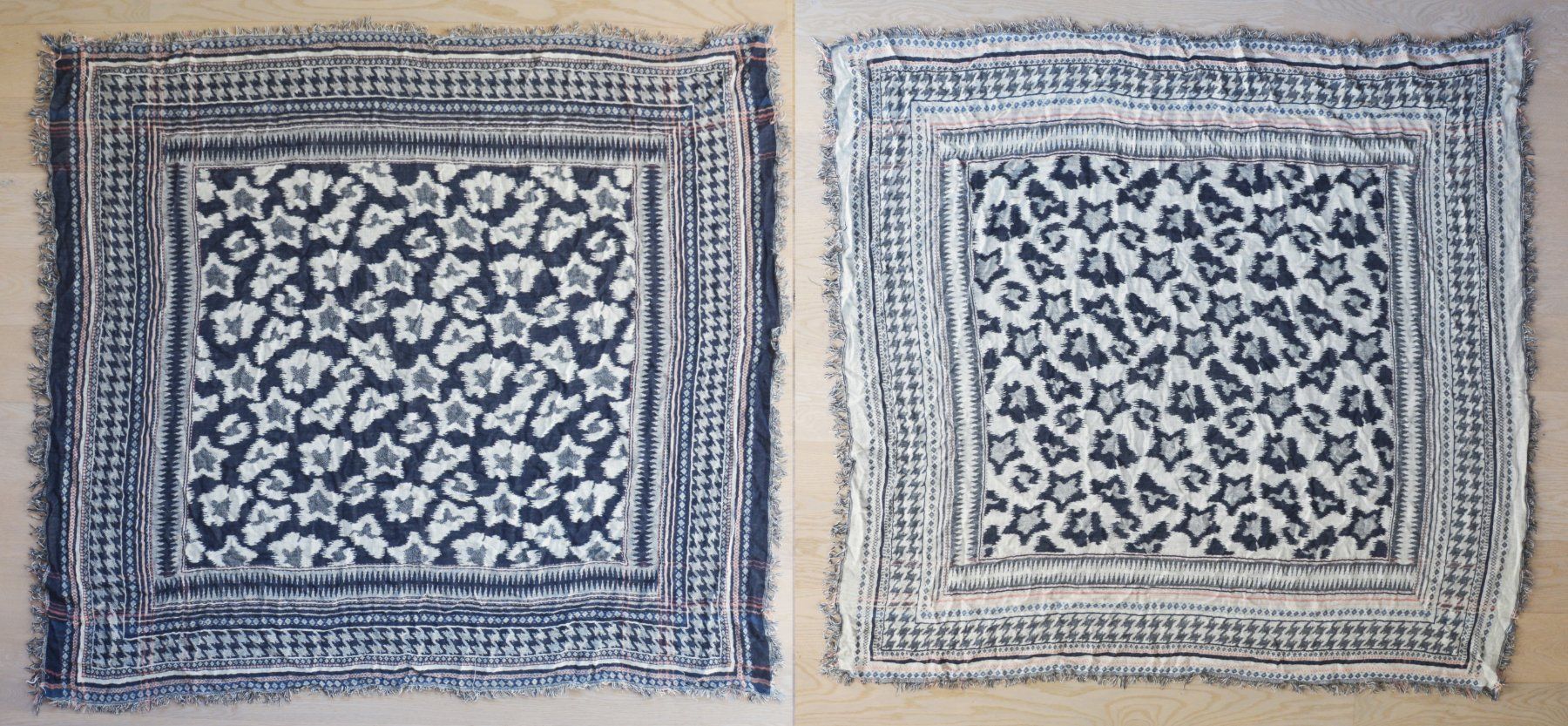 Foulard & Sciarpe: doubleface Schal mit Muster – Usato da Niederhasli venduto da littledrop 3