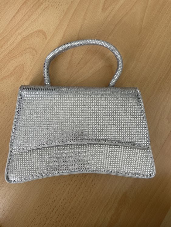 Sacs femmes: Silberne Glitzer Handtasche, neuwertig – Neuf (Voir description) à Diepoldsau par Sonne14