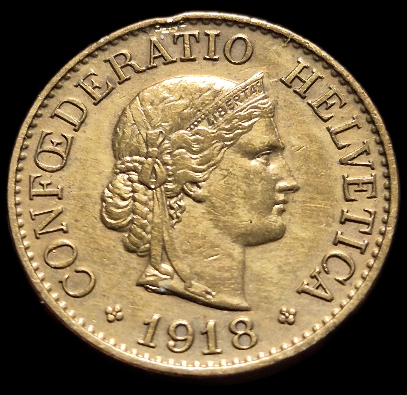 Alle Münzen: Top Messing 10 Rappen Schweiz 1918 – Gebraucht aus Grenchen von Grenchen_Coins