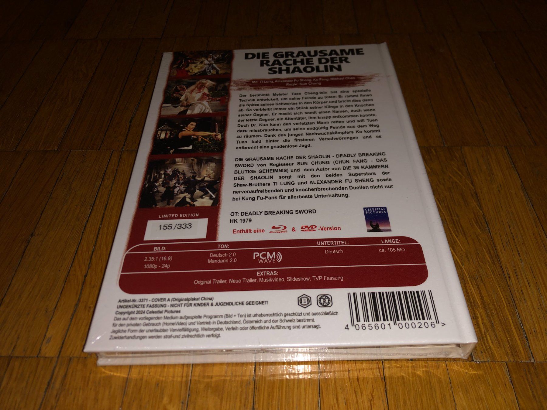 Tutti i DVDs: Die grausame Rache der Shaolin - MEDIABOOK - A - UNCUT – Nuovo e nell'imballaggio originale da Basel venduto da havsok 1