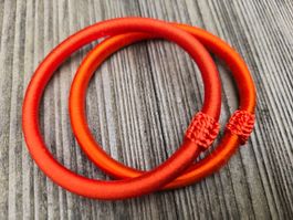Armreif aus Marokko, Viscose orange (dehnbar)