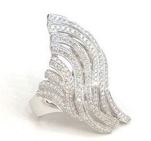 Diamantring, 750 WG mit 479 Diamanten 3.52ct GSI, 9.450 CHF