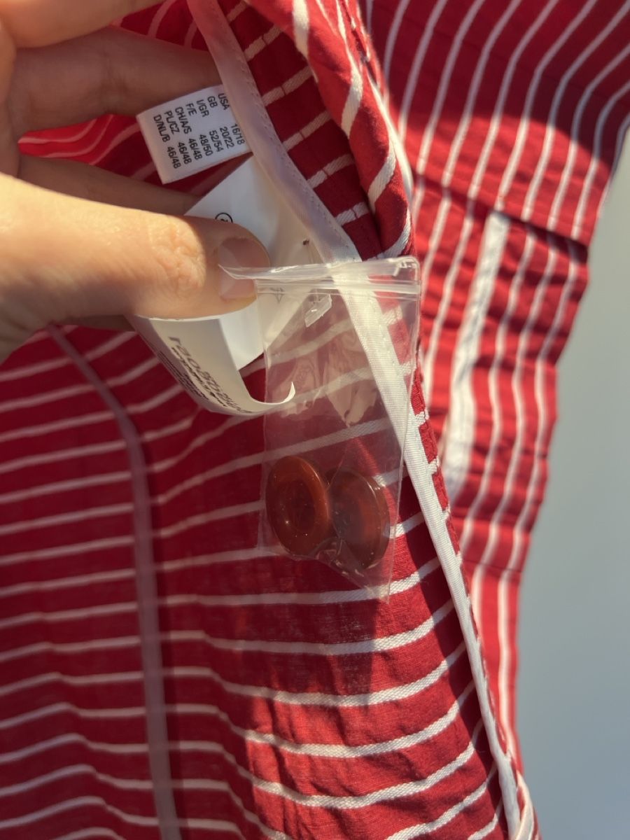 Ulla Popken Jacken: Ulla Popken Bluse,Gr. 46/48, rot/weiss gestreift – Neu (gemäss Beschreibung) aus Wallisellen von sarinavs 2