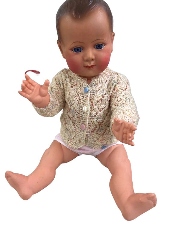Celluloïd - Petit colin - 5 caisses - têtes et corps, bras, jambes