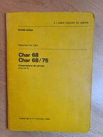 Manuel Armée suisse Char 68 68/75 occasion bon état