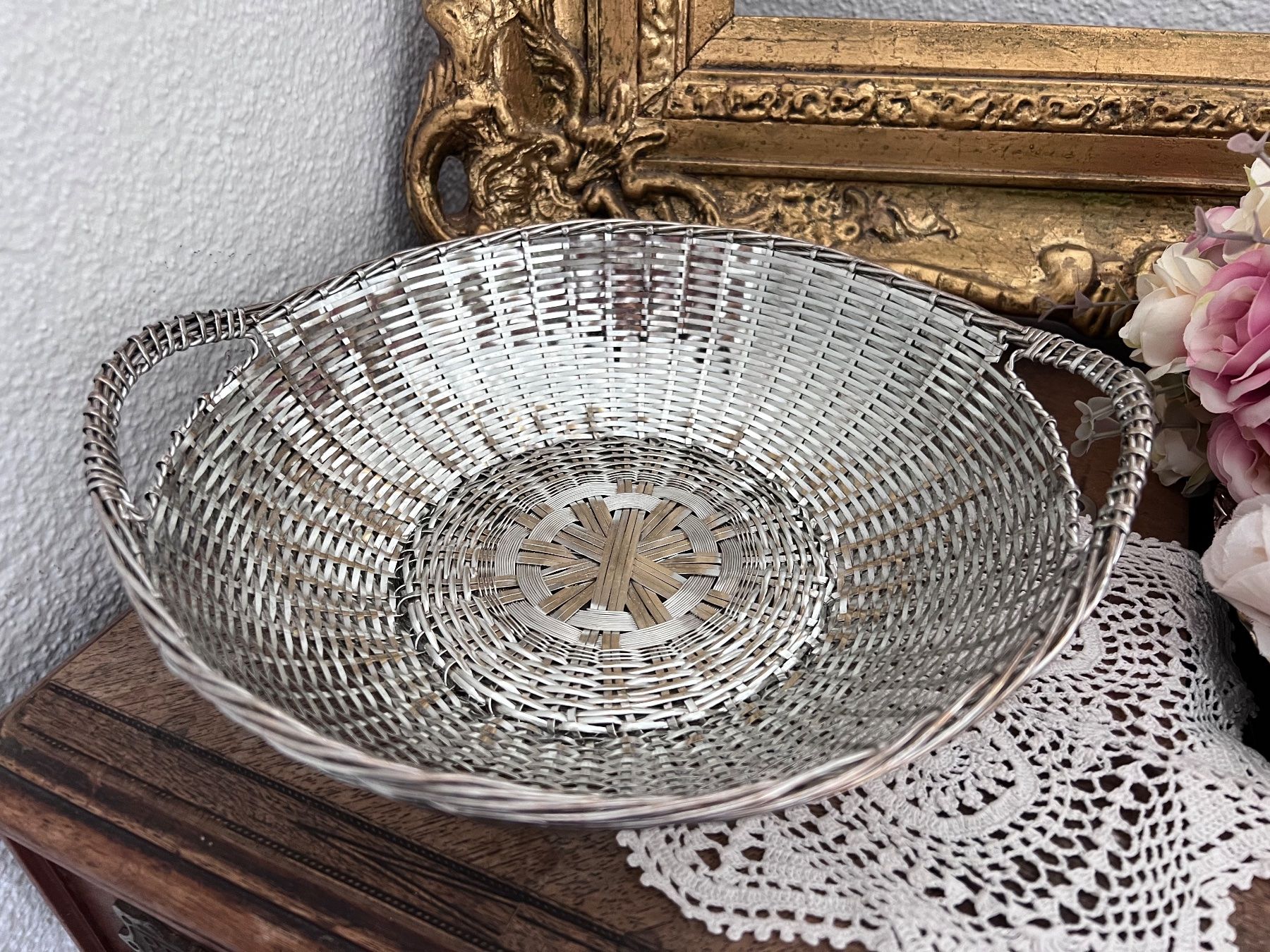 Autres antiquités ou arts: Alte Brotkorb - versilbert? – Neuf (Voir description) à Walzenhausen par Cerna007 2