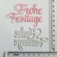 Stanzformen "Frohe Festtage"