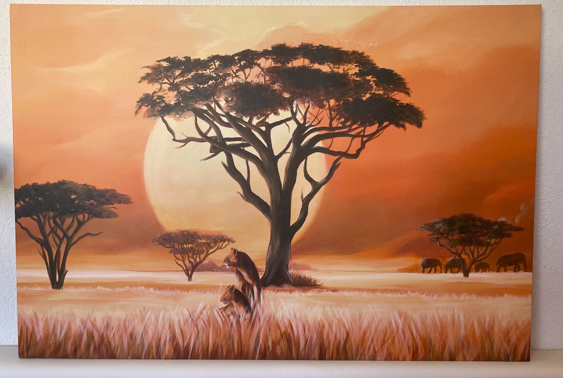 Tutte le decorazioni: Décor Typique africain savane Poster avec cadre – Usato da Payerne venduto da msn_2kjl