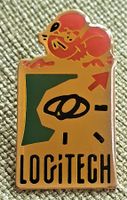 O780 - Pin LOGITECH Logo & Maus