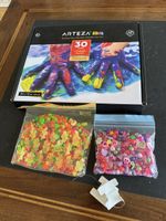 Fingerfarben Arteza 30 Farben und Bastelperlen Set