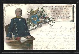 Ganzsache PP9C83 /06: Bismarck am Schrei