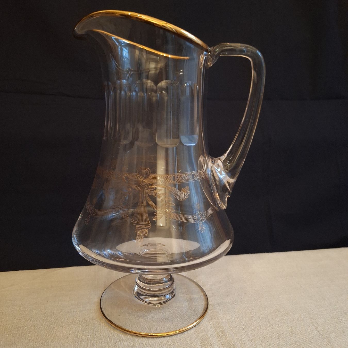 Caraffe: Versand möglich! Grosse, elegante Karaffe, Krug – Usato da Winterthur venduto da Goldpipau