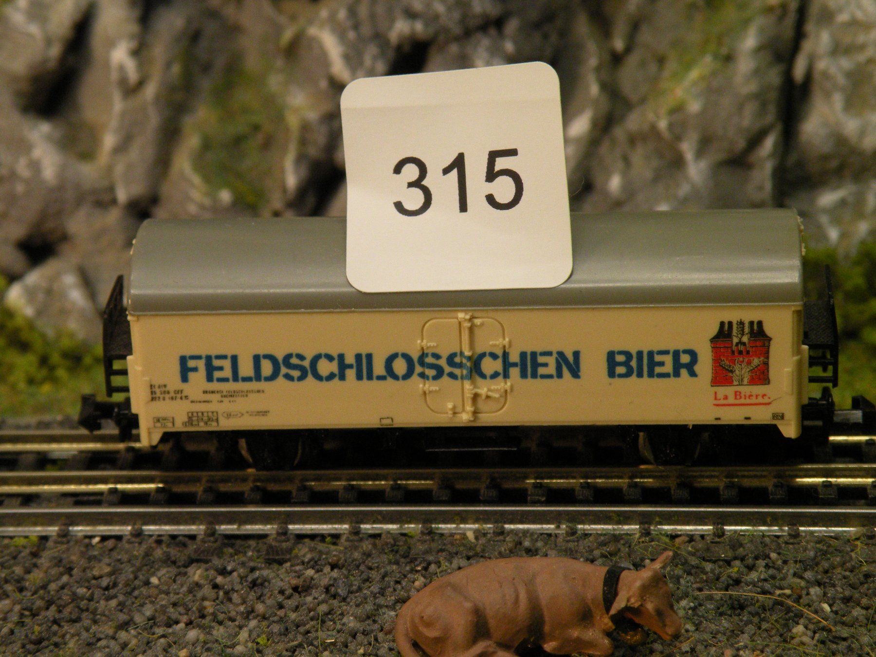 Modellini di ferrovie: Bierwagen Feldschlösschen  315 – Usato da Steffisburg venduto da loki36