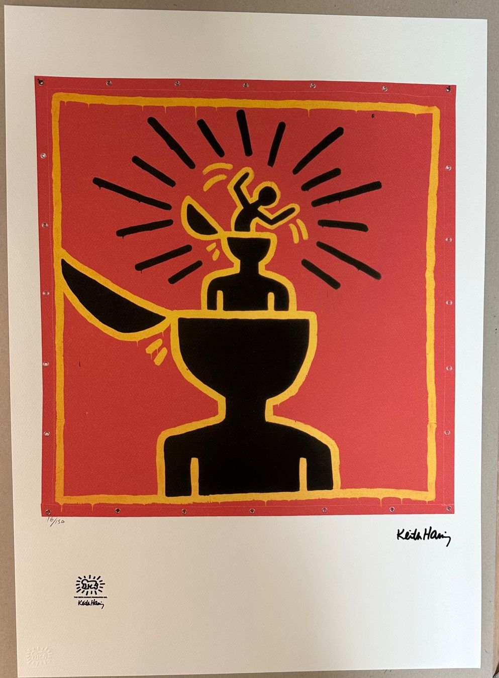 Foto & Immagini: Keith Haring:  Untitled, POP Art 26/150 – Nuovo (secondo la descrizione) da Meilen venduto da Smgdesign