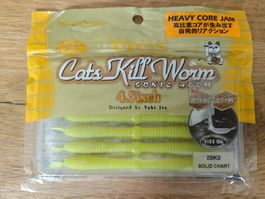 Köder Megabass Cats Kill Worm 4.5inch Sonic Boom Solid Chart