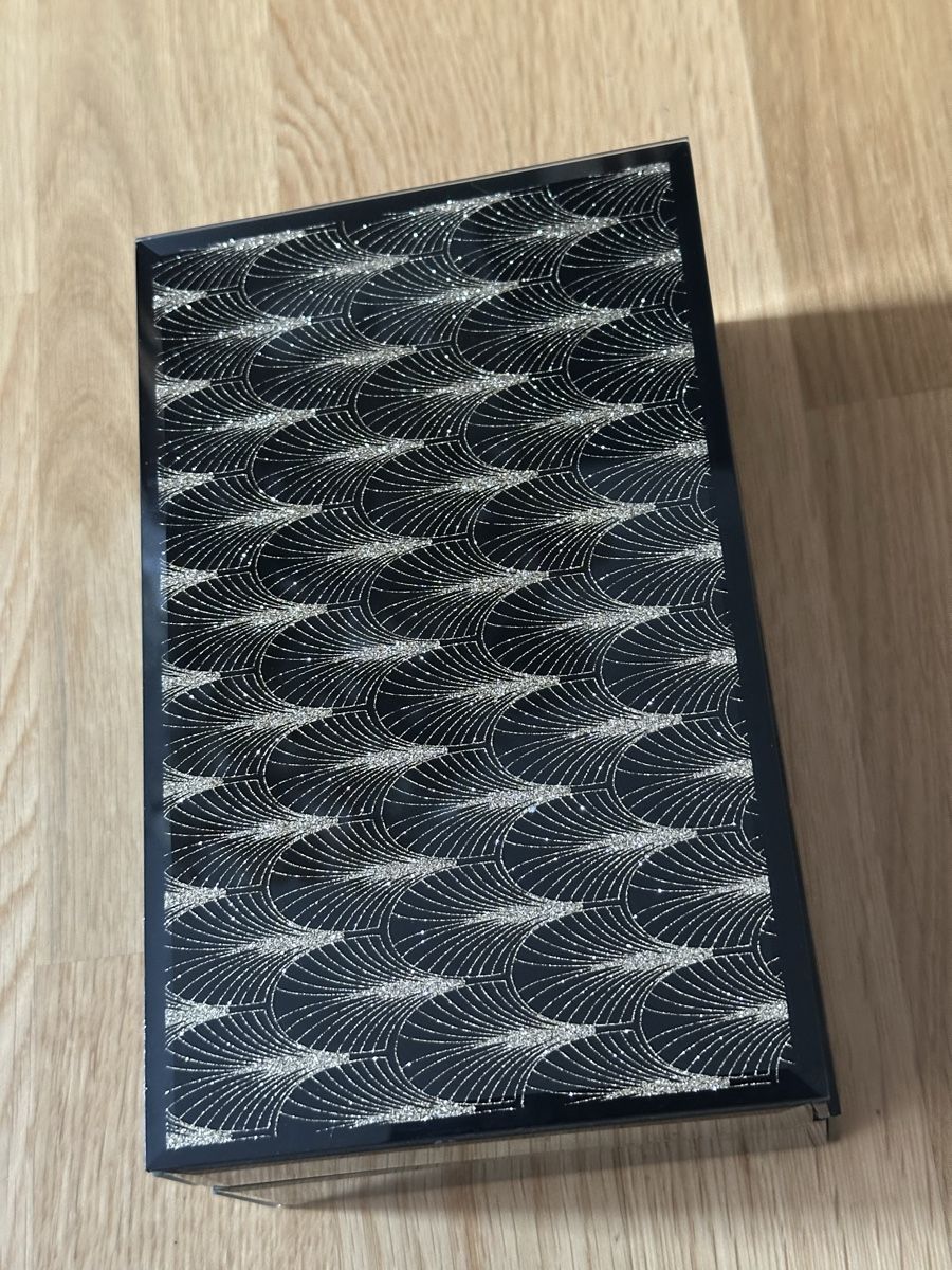 Portagioie: Schmuck Schatulle mit Glitzernden Optik – Nuovo (secondo la descrizione) da Basel venduto da Ivana_4 8