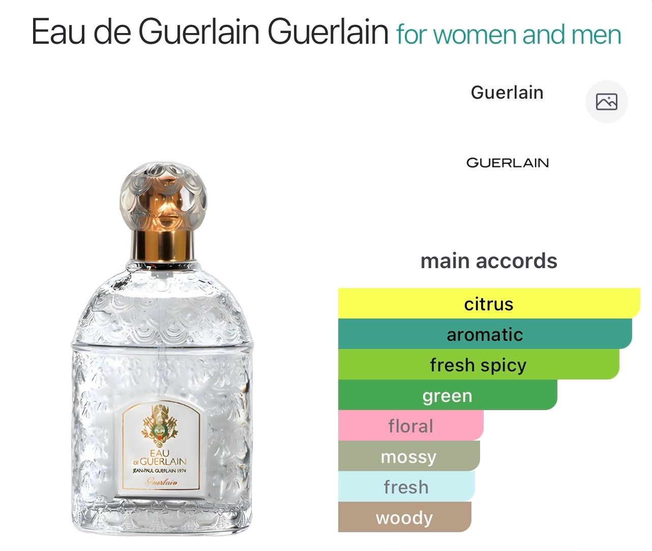 Guerlain Profumi & Eau de Toilette: 3 ml sample - Guerlain Eau de Guerlain EDC – Nuovo e nell'imballaggio originale da Zürich venduto da mel_nbh7 1