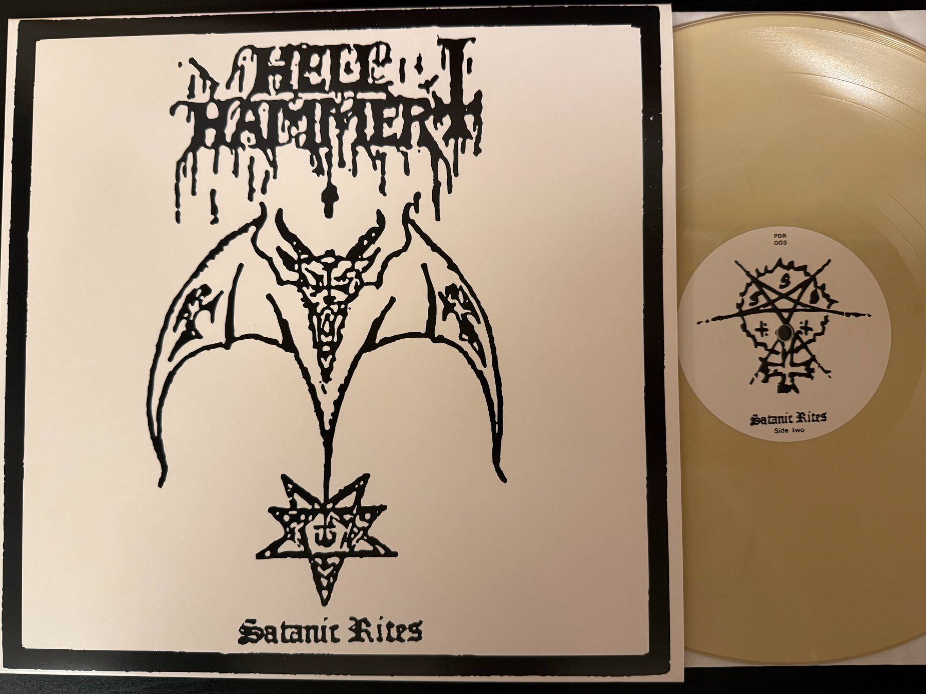 Schallplatten: Hellhammer – Satanic Rites [LP EU] – Gebraucht aus Tamins von Dark-Skull-Vinyl