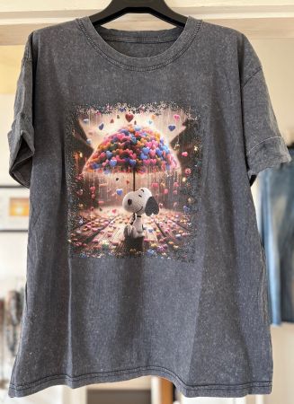 SNOOPY T-SHIRT EN COTON!! M NOUVEAUTÉ 2026/27