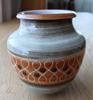 Keramik Vase 704/10 braun/beige guter Zustand, Vintage 