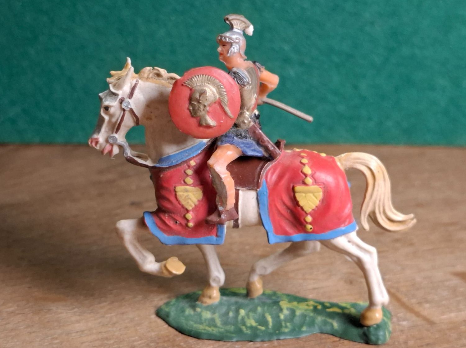 Elastolin Giocattoli: Elastolin Römer Legionär Ritter Soldat Spielfigur - Mini – Usato da Schlieren venduto da Svenja7