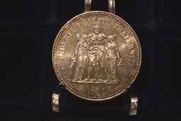 Silber 50 Francs Frankreich 1973 fast Prägefrisch