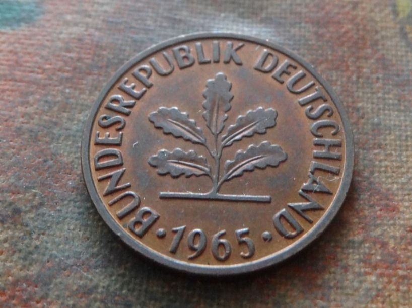 Alle Münzen: DEUTSCHLAND 2 Pfennig 1965 – Gebraucht aus Romanel-sur-Lausanne von Swift13