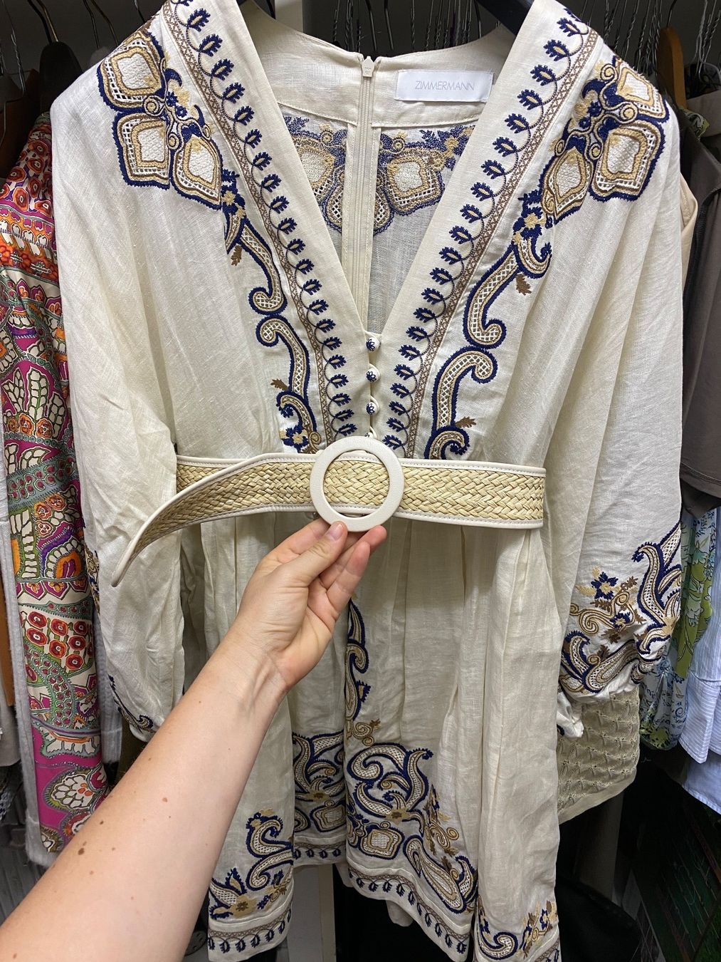 Zimmermann Vestiti: ZIMMERMANN linen Kleid Gr. 2 – Usato da Weggis venduto da patinja 2