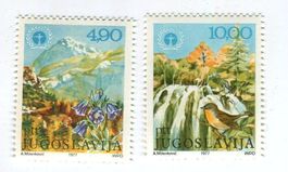 Briefmarken "Natur". Jugoslawien
