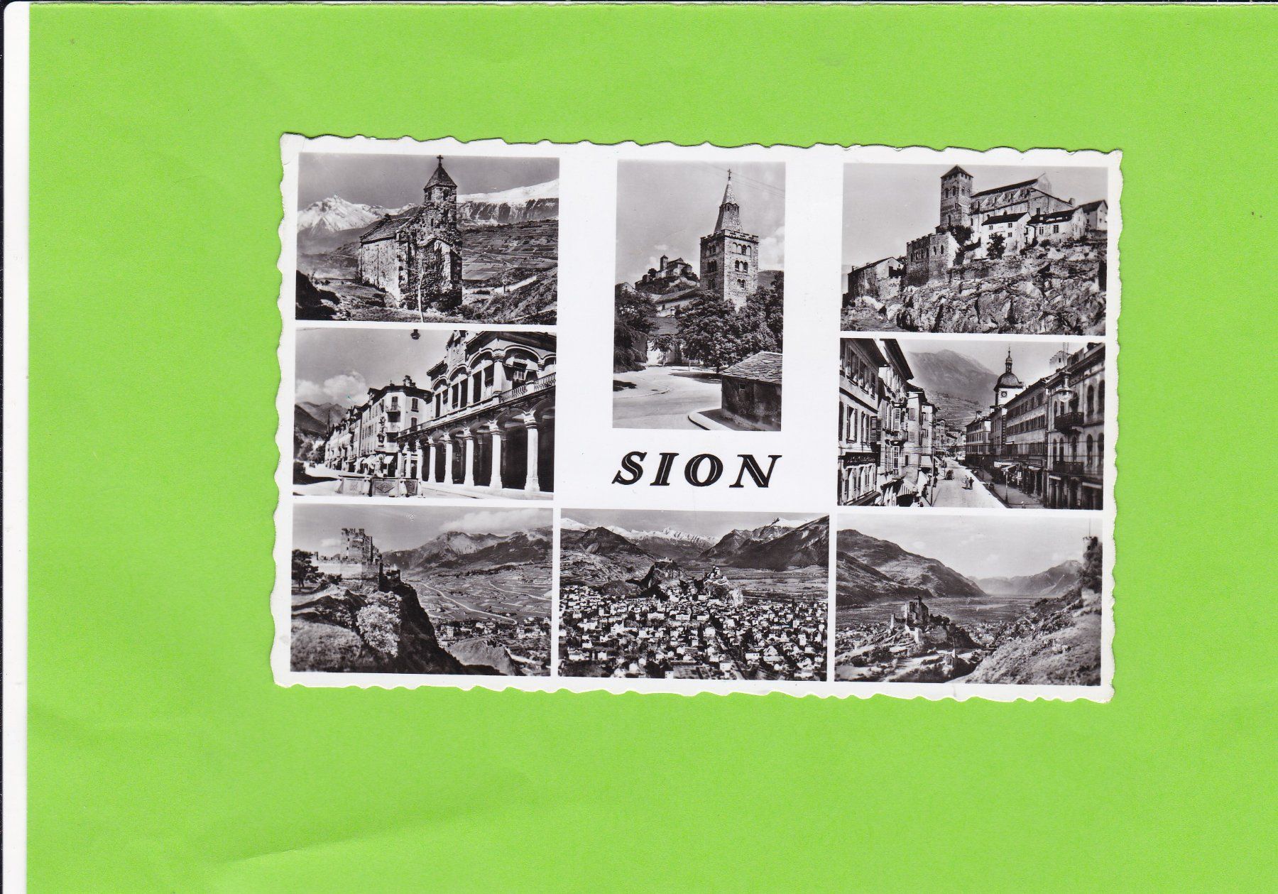 Cartoline postali: Sion – Usato da St. Peterzell venduto da neckertal