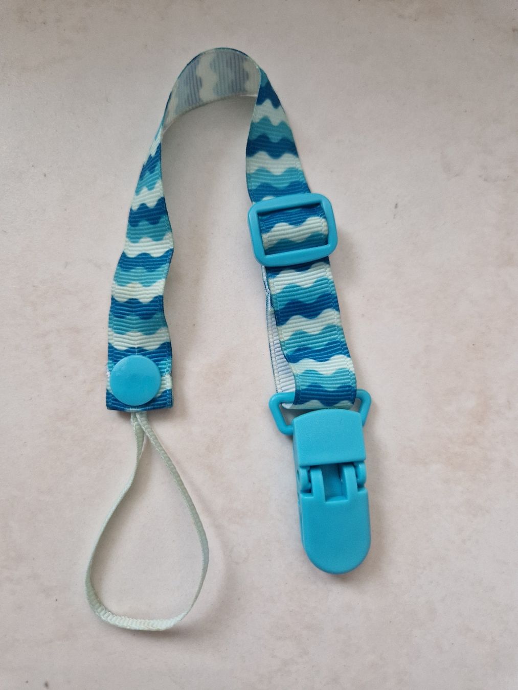 Sucettes & attache sucettes: Schnullerkette blau weiss neu – Neuf (Voir description) à Herrenschwanden par kira7557 1
