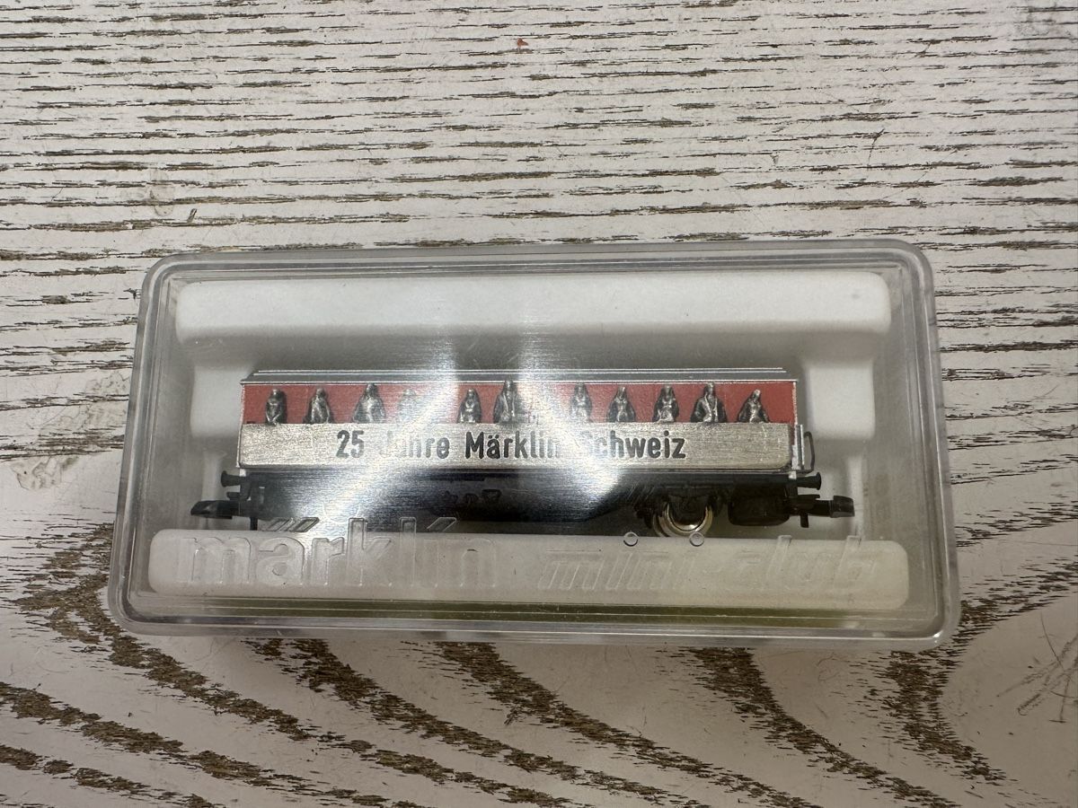 Märklin Modellini di ferrovie: Märklin 8656,913 Schiebenandwagen SBB – Usato da Lupsingen venduto da New-Haven 1