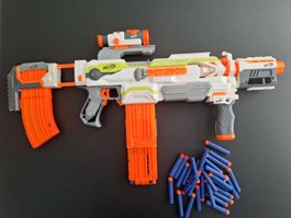 Nerf Modulus Blaster mit Munition, guter Zustand