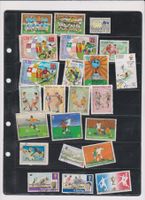 Lot de timbres thématique football monde ...