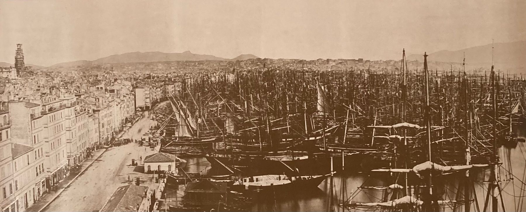 Grafica & Litografie: Hafen von Marseille, 1858 – Usato da Einsiedeln venduto da Fundgrube59