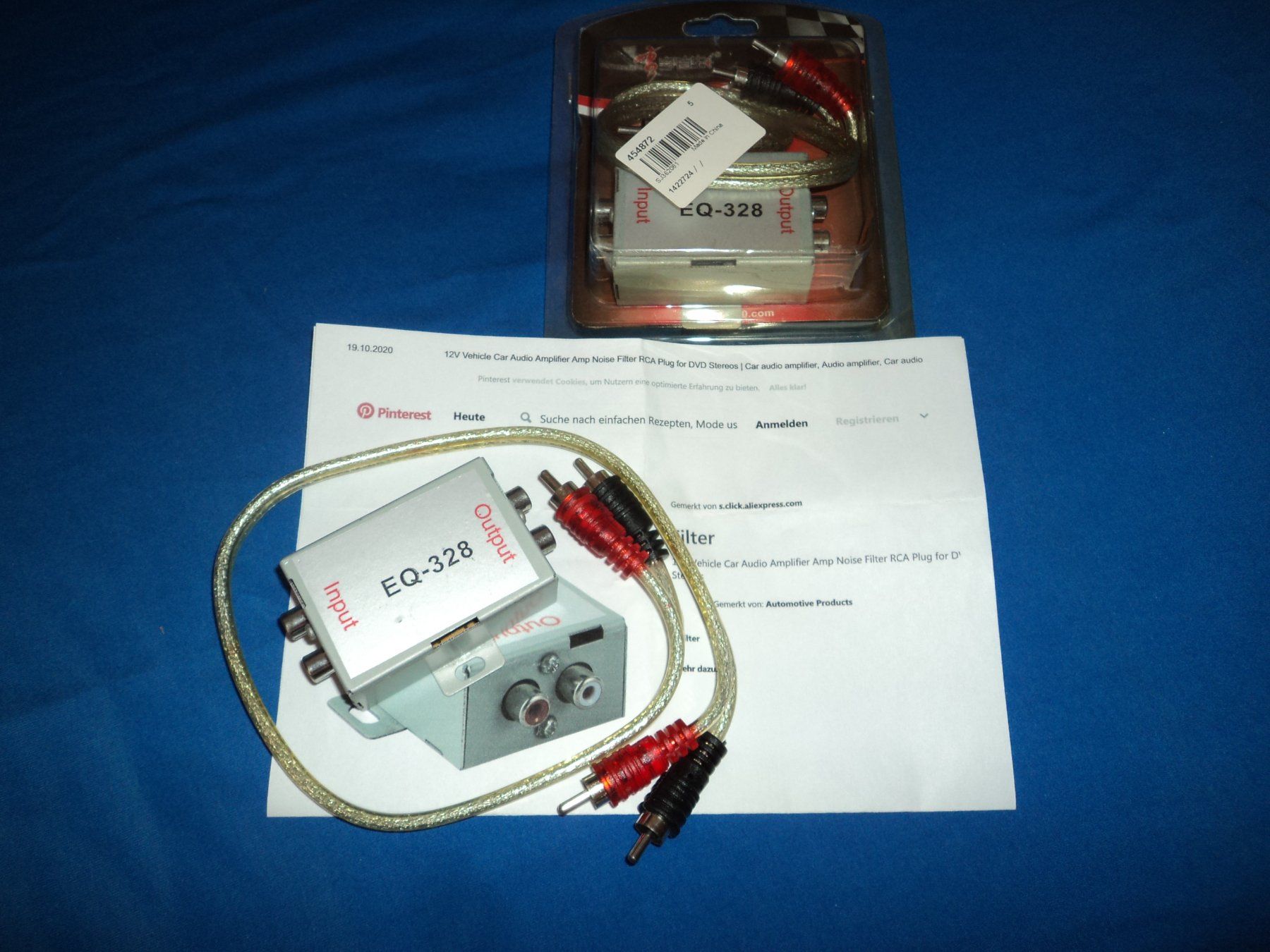 Altro Materiale elettrico: 2 x Car Audio Amplifier Amp Noise Filter – Nuovo e nell'imballaggio originale da Wald ZH venduto da soundmann