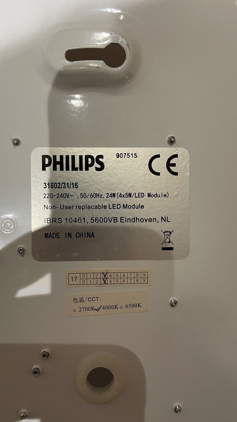 Lampadari & plafoniere: 2 plafonniers Philips à LED – Nuovo (secondo la descrizione) da Alle venduto da benji024 3