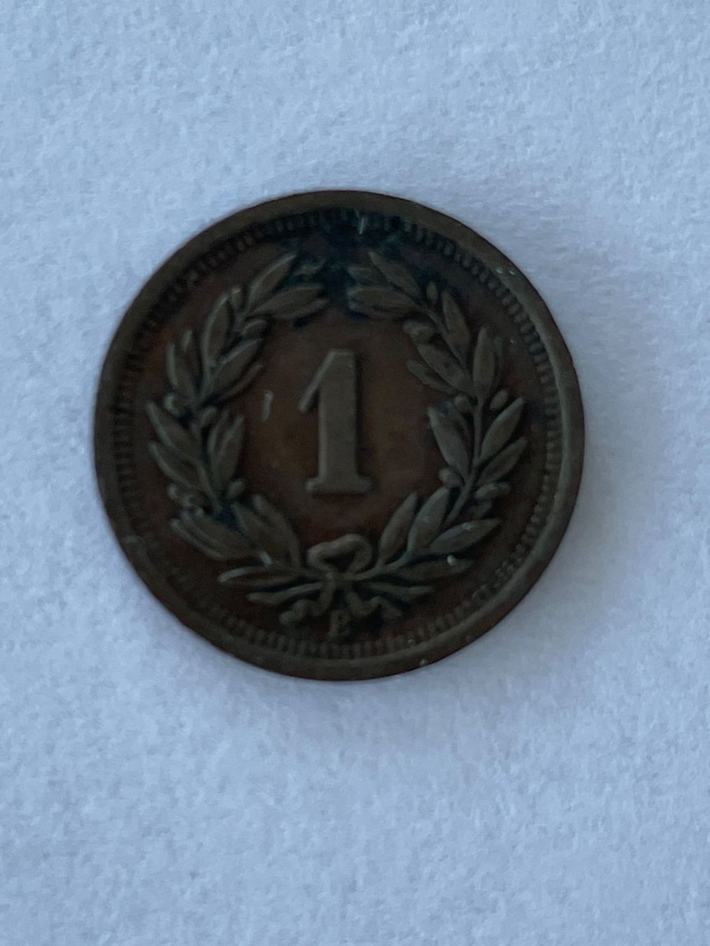 Tutti le monete: 1 Rappen 1892 Münze – Usato da Klingnau venduto da Quasimondo