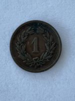 1 Rappen 1892 Münze