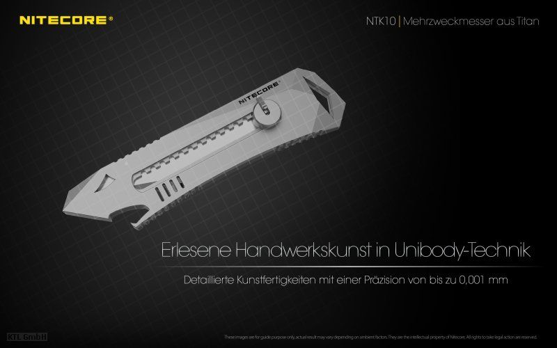 Zubehör: NiteCore Titan Mehrzweck-Messer NTK10 – Neu und originalverpackt aus Grüningen von Prolumin 2