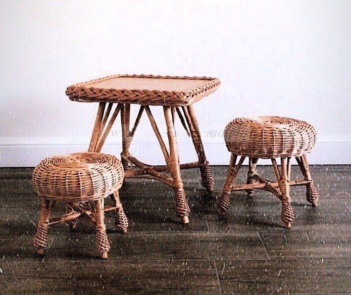 Hocker: Kinderhocker aus Weide  Handgemacht NEU – Neu und originalverpackt aus Affeltrangen von b.fly. 4