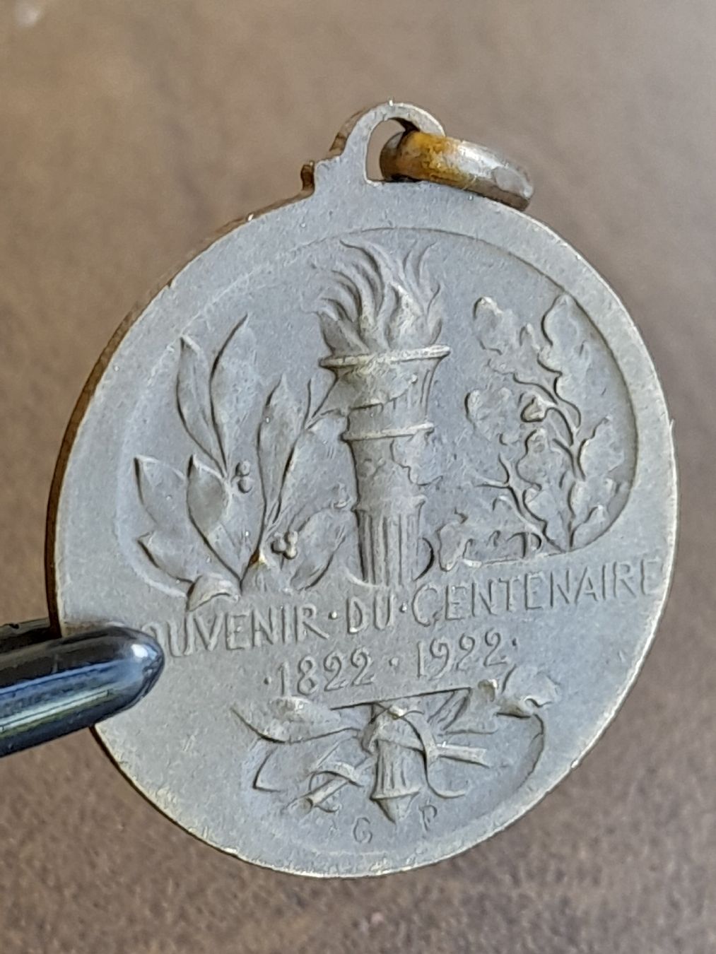 Medaillen: Pendentif Medaille 1920 (Louis Pasteur) – Gebraucht aus Basel von Basel_20 6