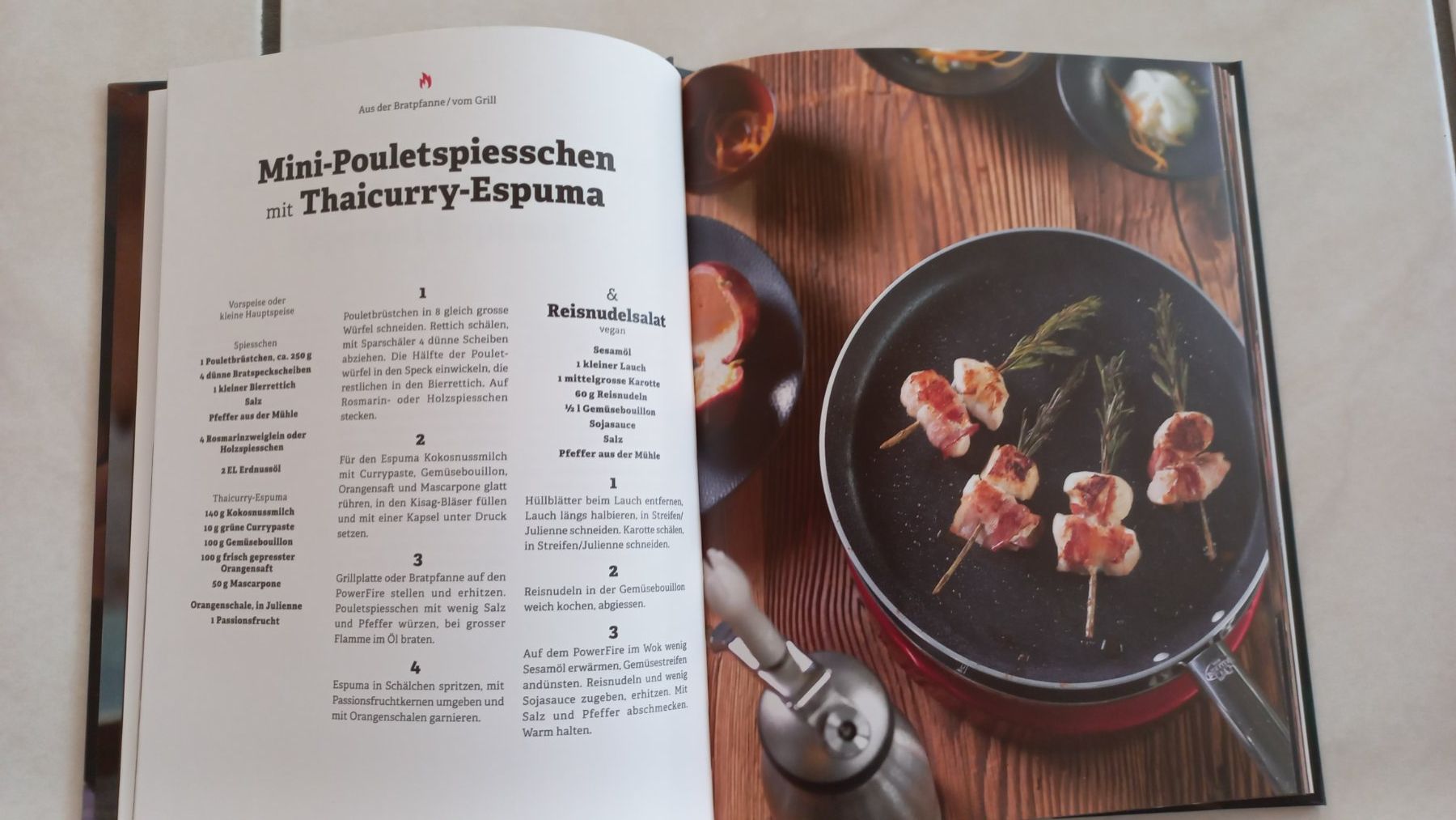 Bücher: Kochbuch Powerfire - Kochen am Tisch wird zum Fest! – Gebraucht aus Winistorf von acreativ4 3
