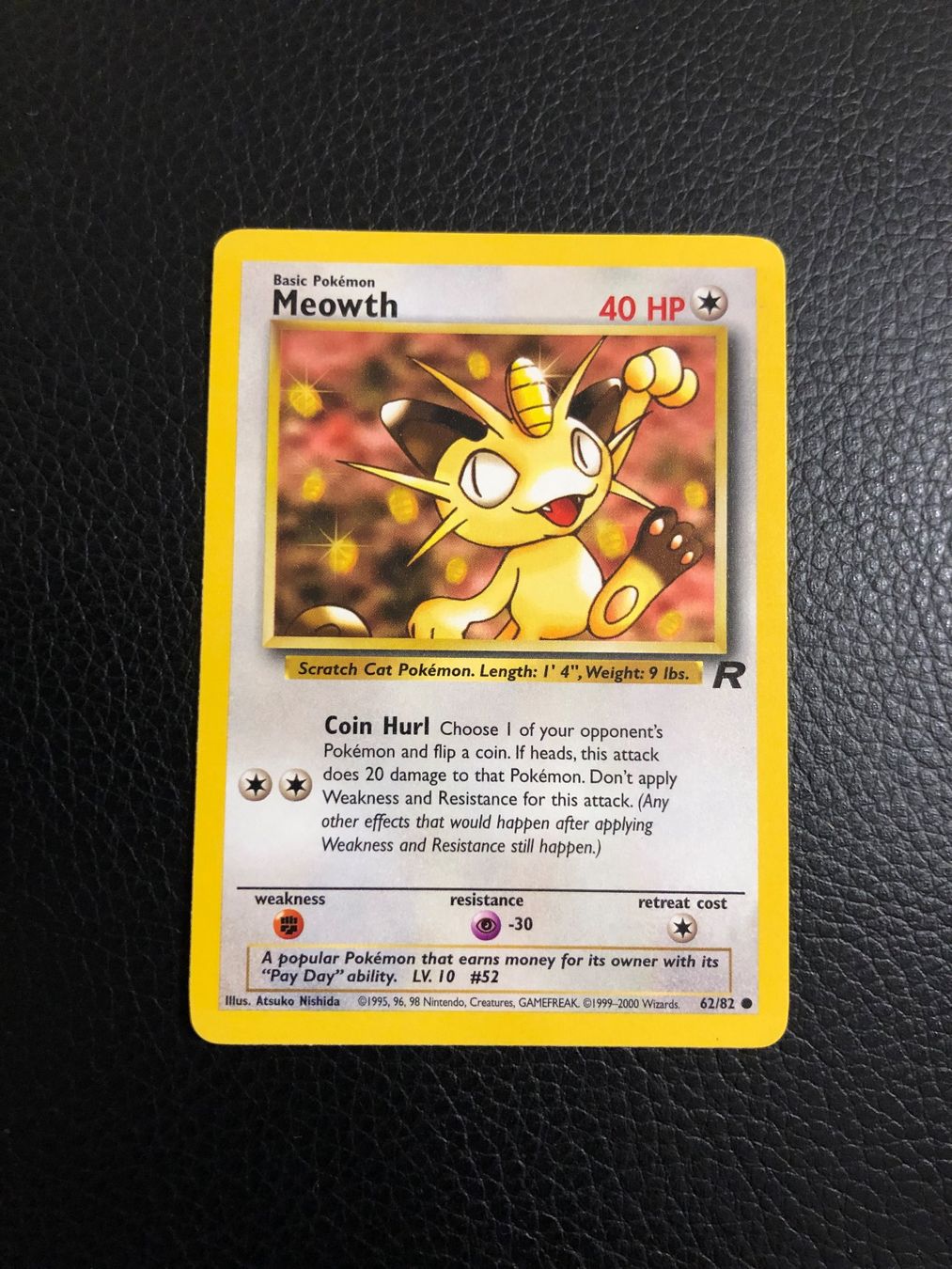 Pokémon Cartes à collectionner: Team Rocket Meowth 62/82 ab 1 – D'occasion à Paradiso par Pkmn10