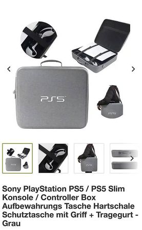Neue Tasche für Sony Playstation 5, Hartschale Schutztasche