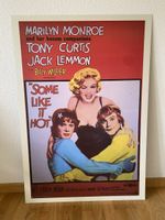 Some Like It Hot – Marilyn Monroe Filmplakat auf Aluminium