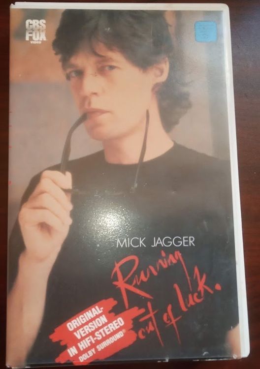 Mick Jagger Running Out Of Luck VHS Kaufen auf Ricardo